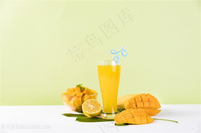 唯美食物好吃的芒果