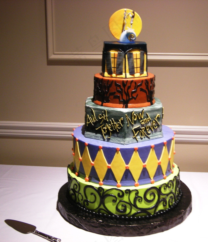 万圣节蛋糕图片