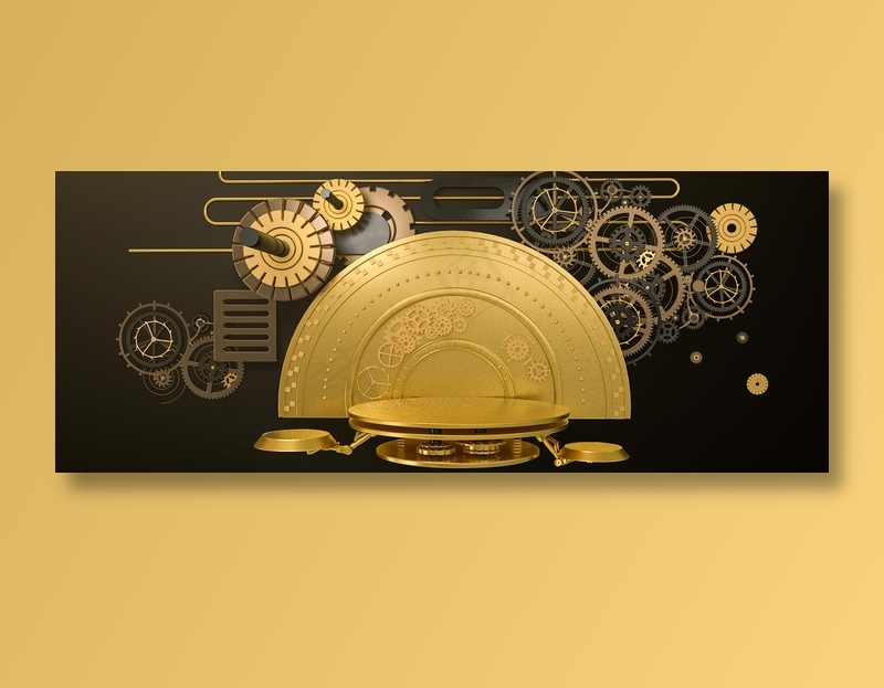   C4D电商场景模型渲染背景