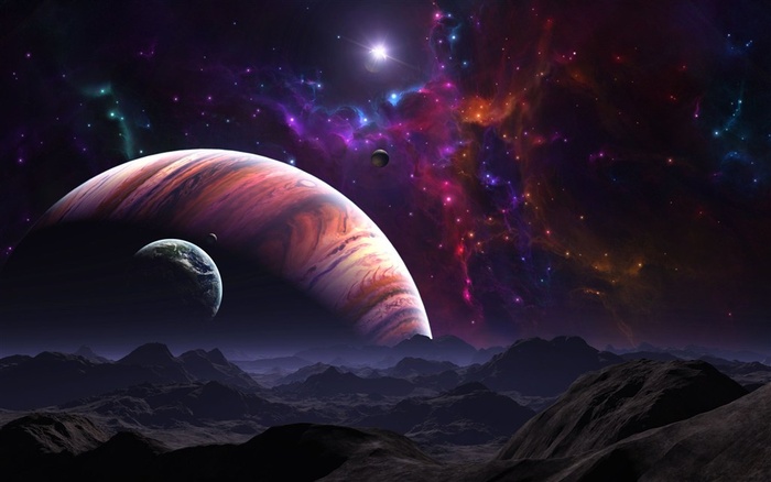 科幻的宇宙和地球