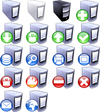 电脑图标素材卡通