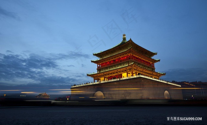 西安钟楼图片