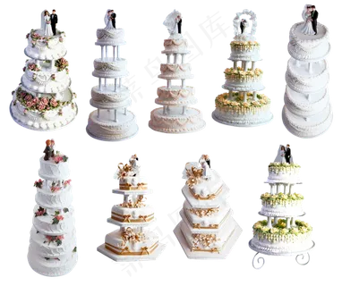 免抠结婚蛋糕生日蛋糕实物摄影