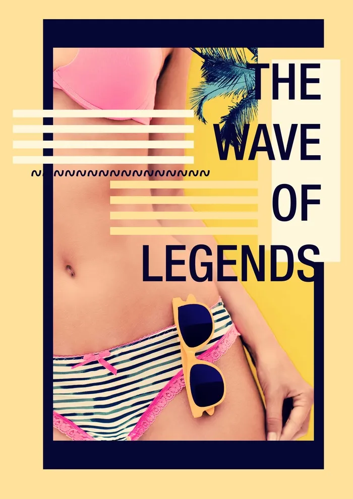 文化英文海报psd模版下载