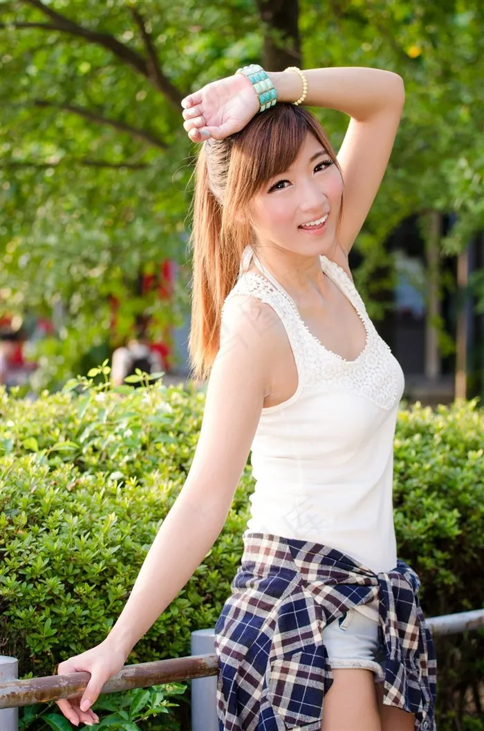邻家女孩台大校园吴妮美女摄影高清图片