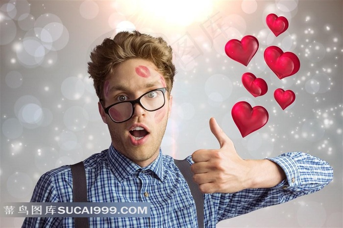 心花怒放的帅哥图片