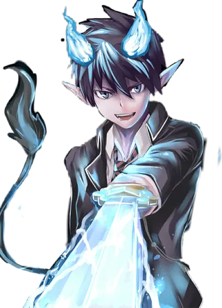 精灵男孩人物卡通简笔