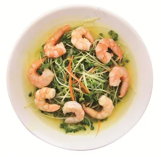 凉拌虾仁（美食图片）