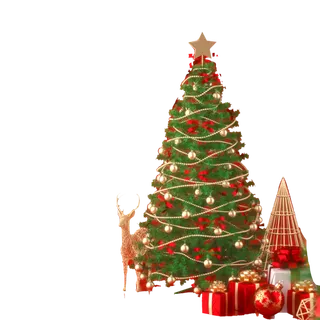 圣诞节平安夜圣诞树免扣素材圣诞元素