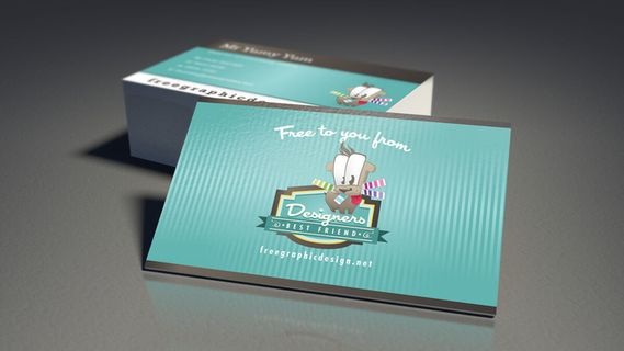 名片样机设计素材