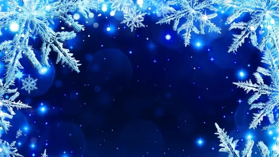 雪花图形简约背景素材图 雪花图形简约背景素材图