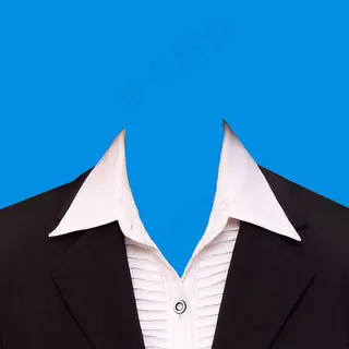 西装模板  女生西装 寸照模板 西装 证件照 西服 免抠 