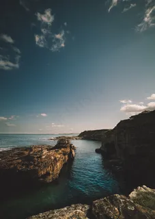 悬崖峭壁大海图片 悬崖峭壁大海图片