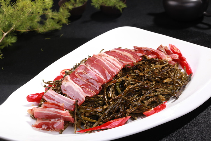 干豆角炒腊肉