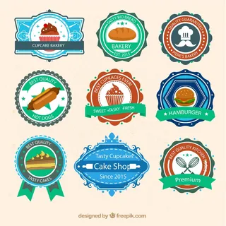 免抠彩色食品标签 免抠彩色食品标签