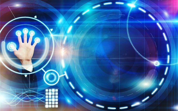 科技感的蓝色素材