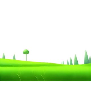 草丛草地草坡草原春天免抠