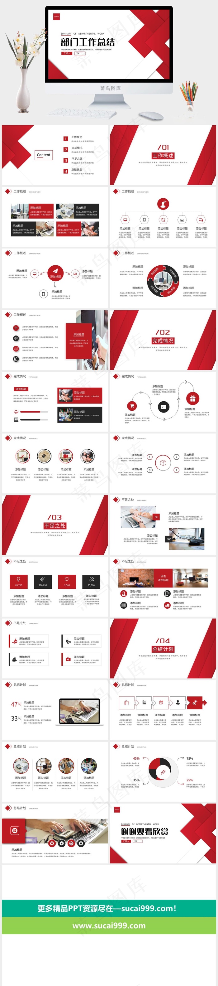 工作总结
总结
白色营销PPT模板