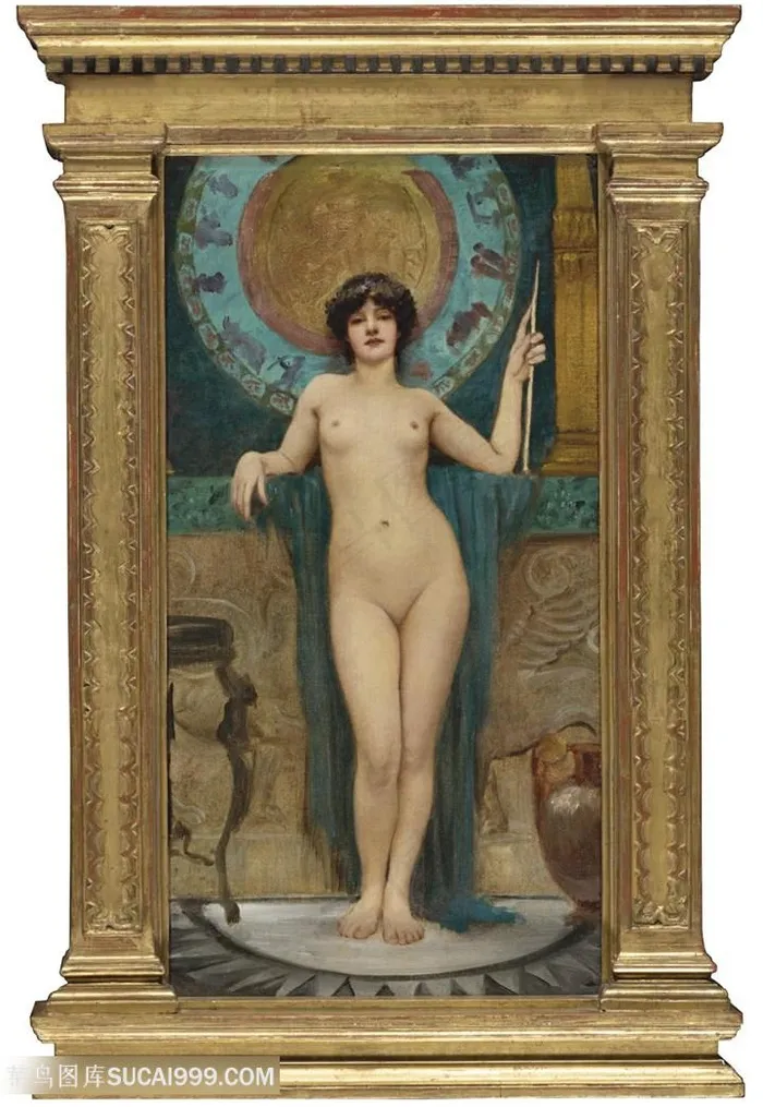 格维得油画唯美裸体美女艺术装饰画