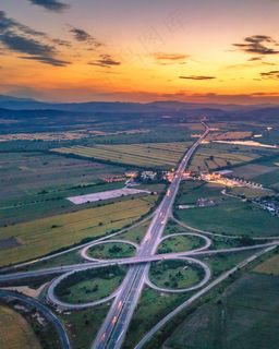 乡村四通八达公路图片