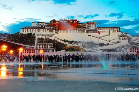 西藏布达拉宫建筑图片