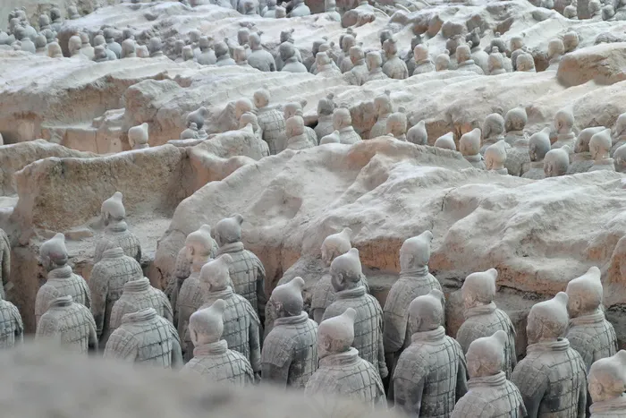 秦兵马俑图片