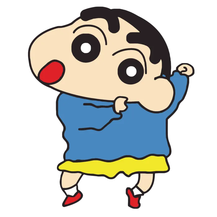 蜡笔小新可爱人物免扣素材