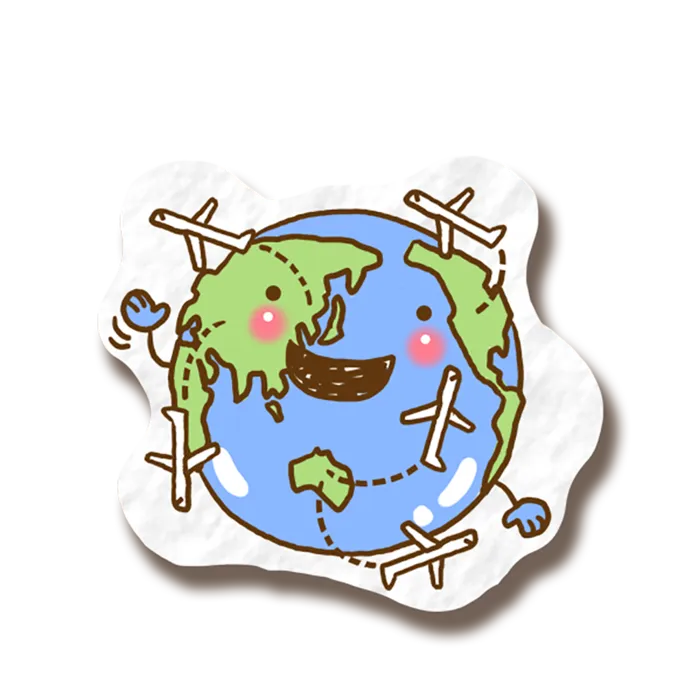 地球卡通简笔