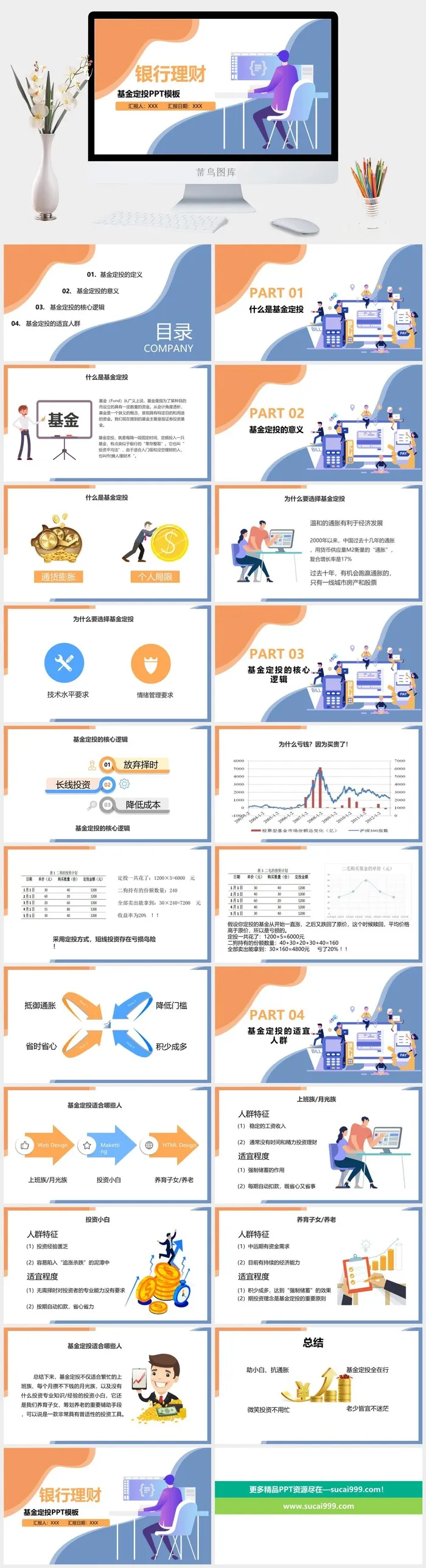 投资理财证券股票基础知识宣传PPT模板