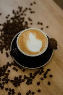 黑色美味咖啡摄影素材