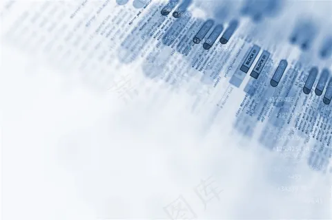 清新简洁信息数据科技背景