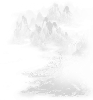 山水画素材中国风水墨画素材元素中国画