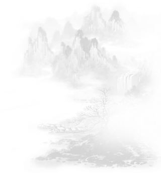 山水画素材中国风水墨画素材元素中国画