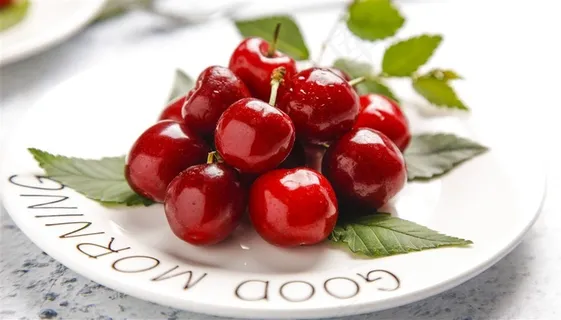 唯美新鲜的樱桃