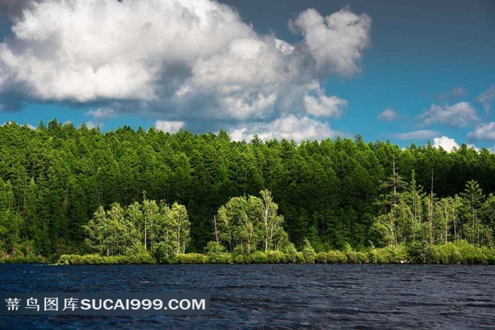 内蒙古阿尔山湖泊森林美景