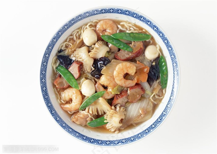 餐饮美食-鲜虾面条