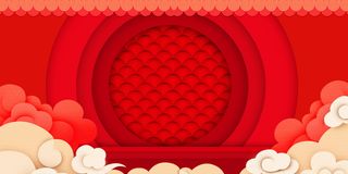 2022虎年新年春节卡通模板喜庆节日背景