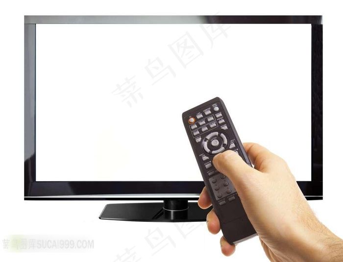 电视与手中的遥控器
