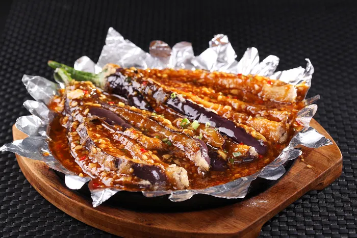 G00513铁板蚝油茄子