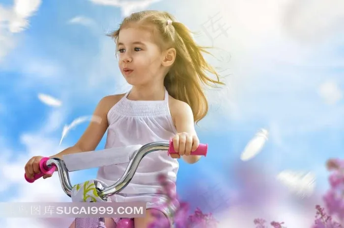 可爱外国小女孩