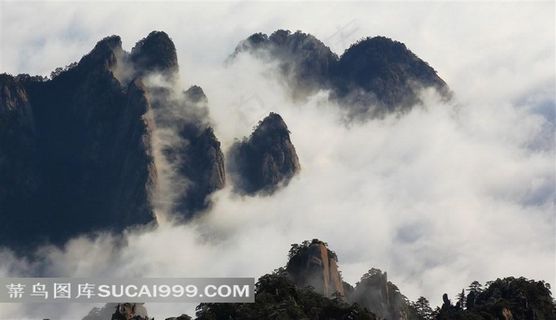 安徽黄山云海风景大图