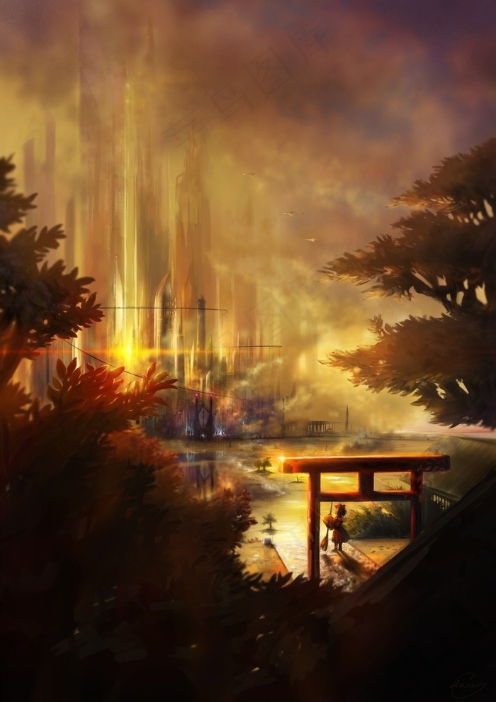 风景独特 