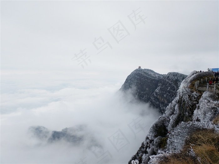 峨眉山冬季云海