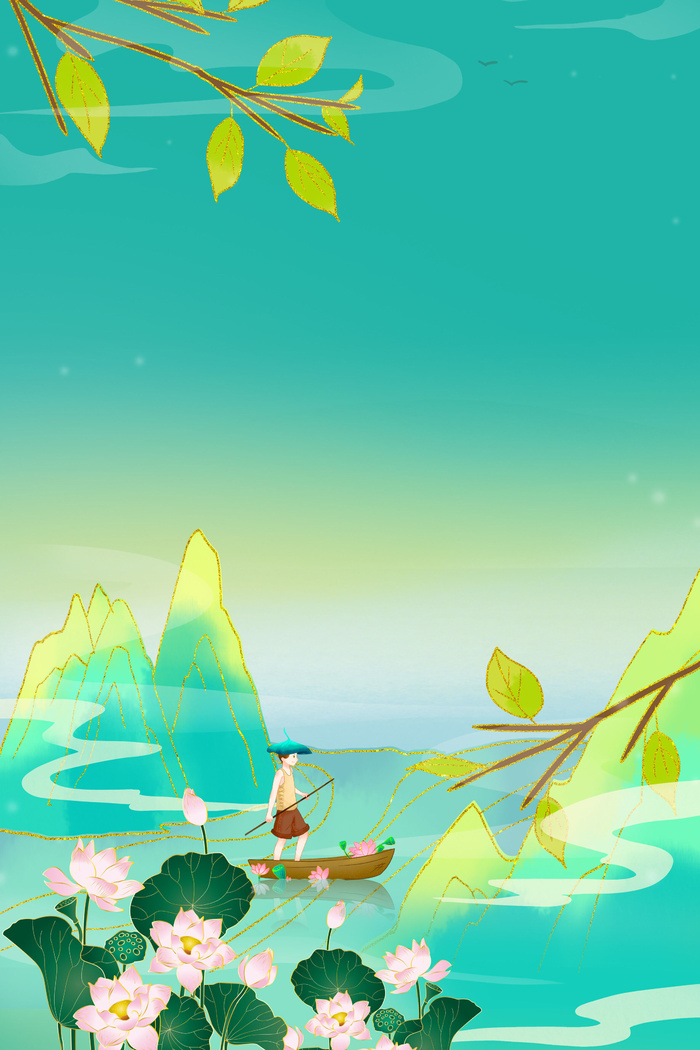 中式古典国潮来袭海报展板宣传背景图PSD设计PS模板素材