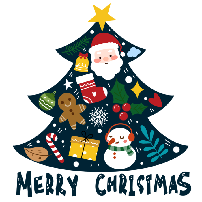 圣诞节平安夜圣诞树免扣素材圣诞元素