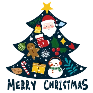 圣诞节平安夜圣诞树免扣素材圣诞元素