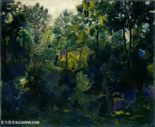 托瓦尔德 · 埃里克森森林景观油画