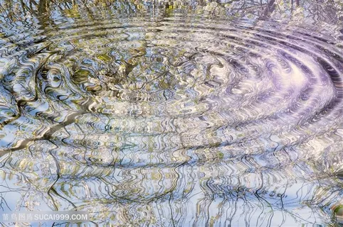 美丽水纹涟漪景色高清图 美丽水纹涟漪景色高清图