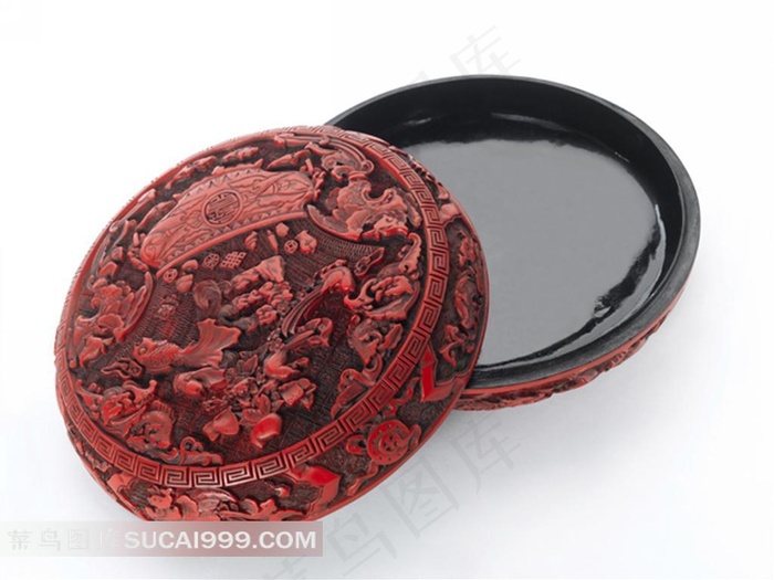 中国风墨盒摄影素材