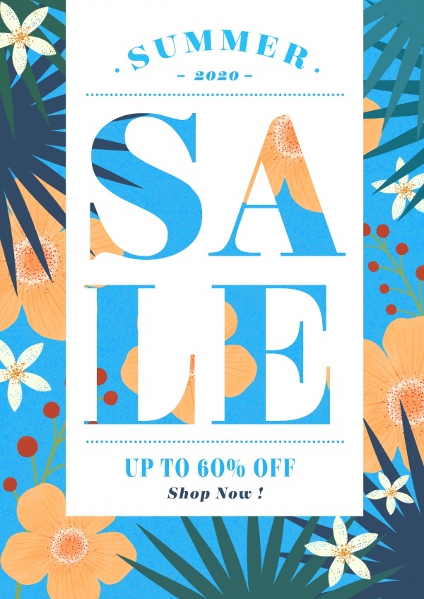 夏日大气创意海报